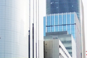 梅田方面から